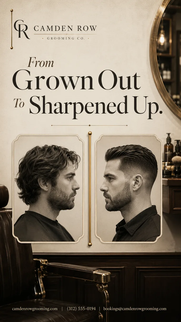 Camden Row Grooming Co. — Grown Out to Sharpened up