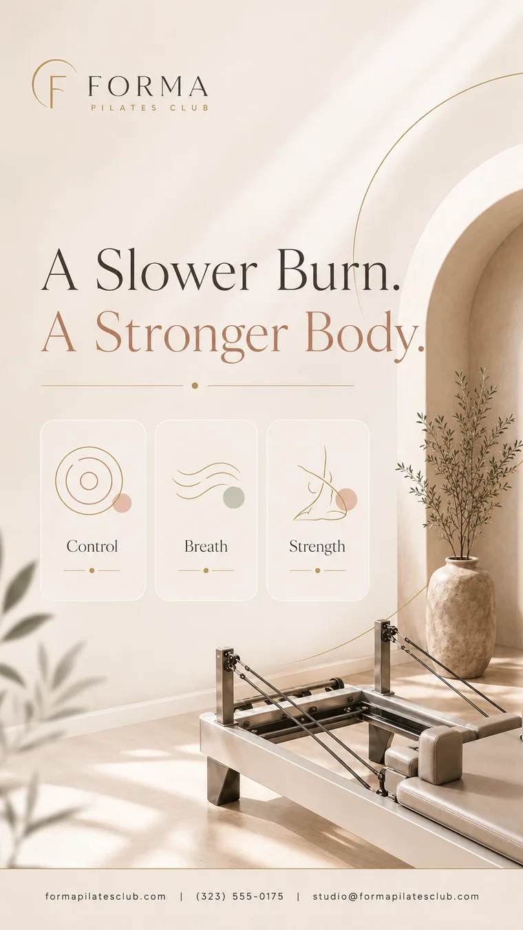 Forma Pilates Club — A Slower Burn A Stronger Body