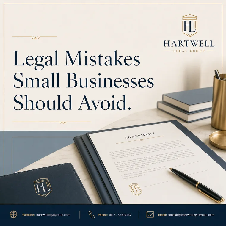 Hartwell Legal Group — Legal Mistakes Small Businesses Should Avoid