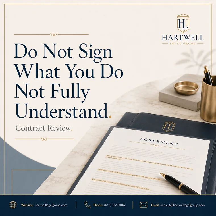 Hartwell Legal Group — Do Not Sign Contract Review