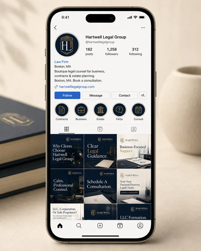 Hartwell Legal Group — Hartwell Legal Group Instagram Presence