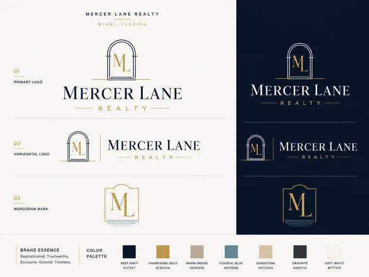 Mercer Lane Realty — Mercer Lane Realty Brand Identity System