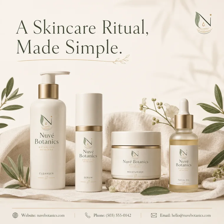 Nuvé Botanics — Skincare Ritual Made Simple