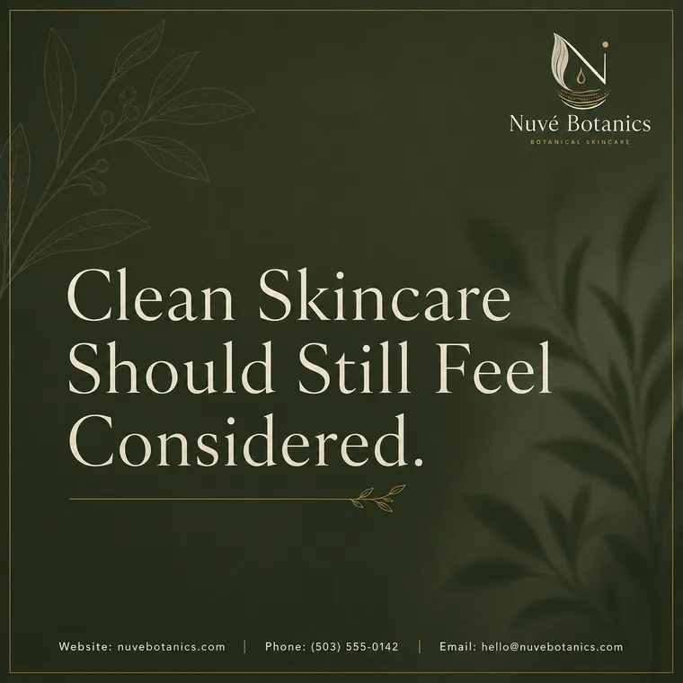 Nuvé Botanics — Clean Skincare Considered