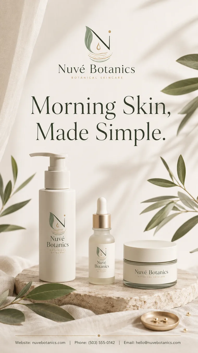 Nuvé Botanics — Morning Skin Made Simple