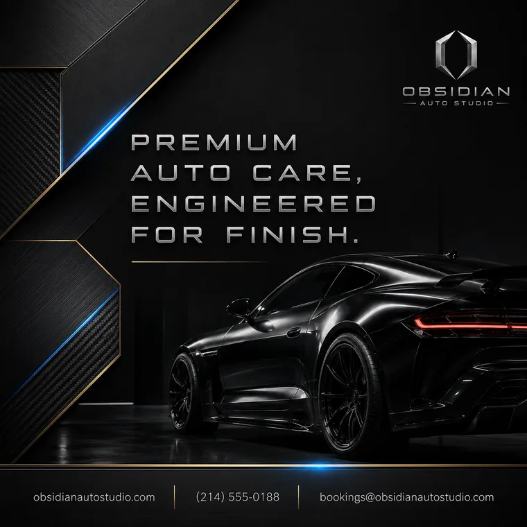 Obsidian Auto Studio — Premium Auto Care Engineered For Finish