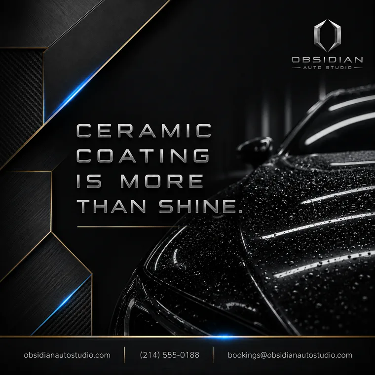 Obsidian Auto Studio — Ceramic Coating Is More Than Shine