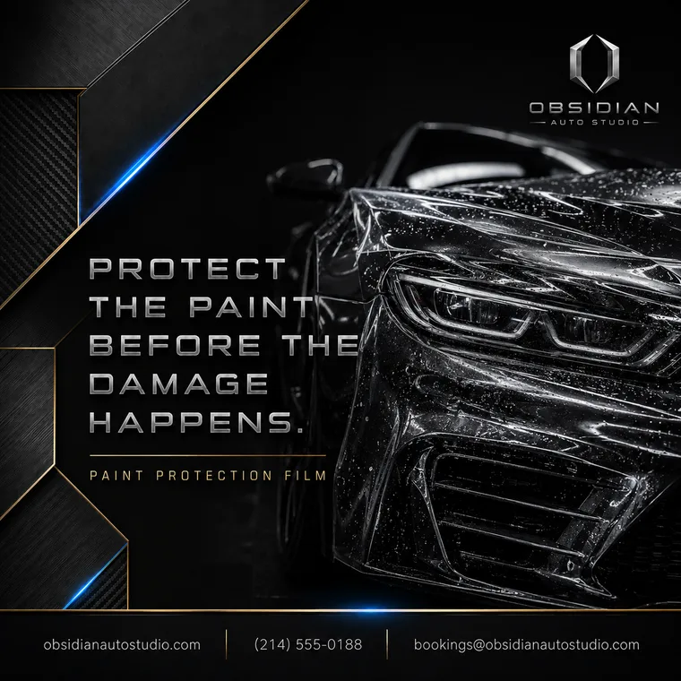 Obsidian Auto Studio — Protect The Paint Before The Damage Happens