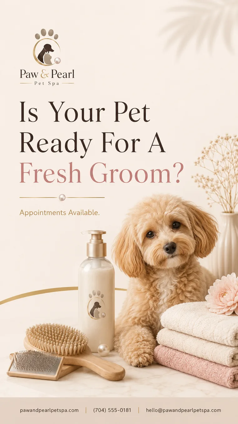 Paw & Pearl Pet Spa — Fresh Groom Appointments