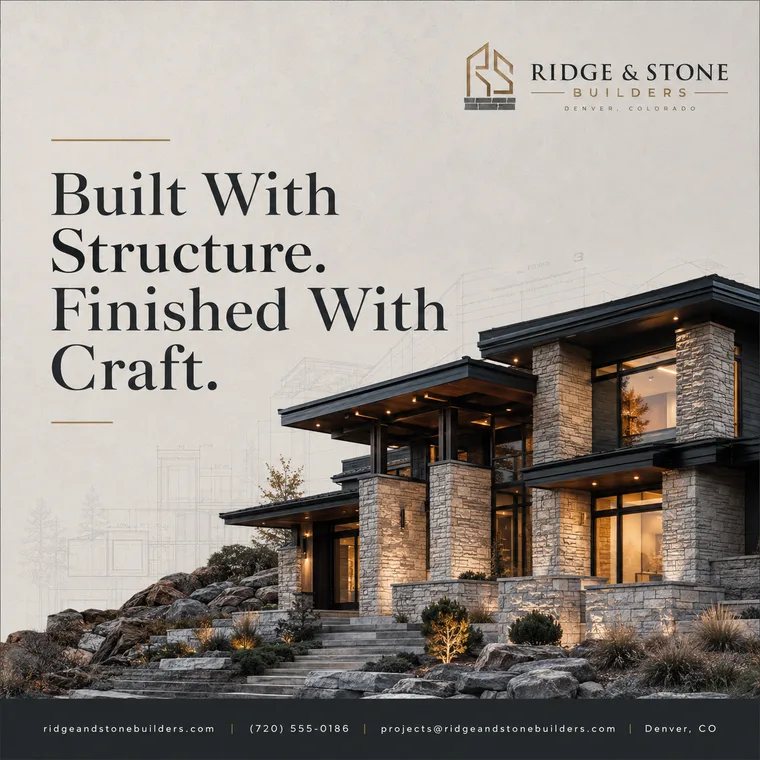 Ridge & Stone Builders — Built With Structure Finished With Craft