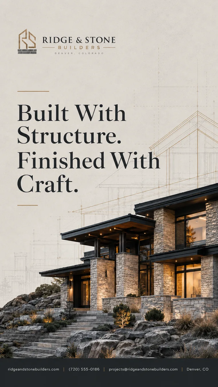 Ridge & Stone Builders — Brand Launch