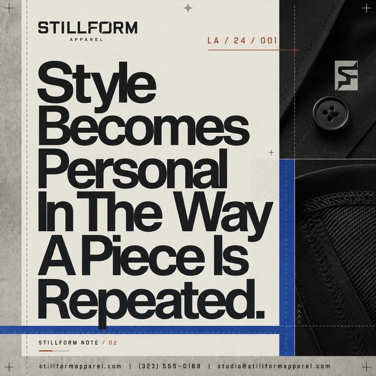 Stillform Apparel — Stillform Apparel Feed Post