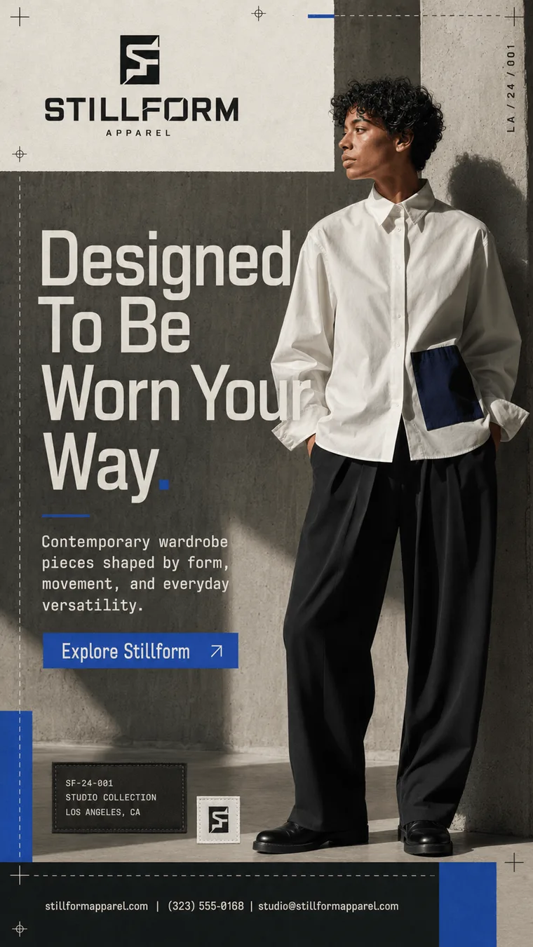 Stillform Apparel — Stillform Apparel Story